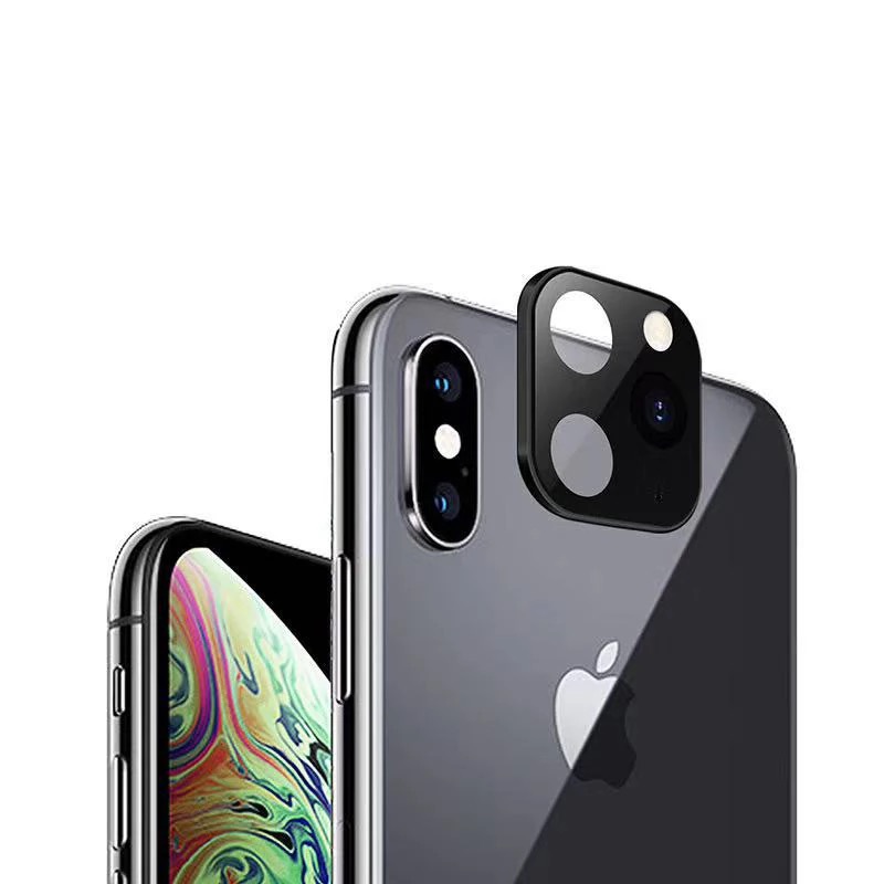 Bakeey-Converted-Change-iPhone-XS-Max-to-iphone-11-Pro-Max-Metal--Tempered-Glass-2-in1-Anti-scratch--1583731-8